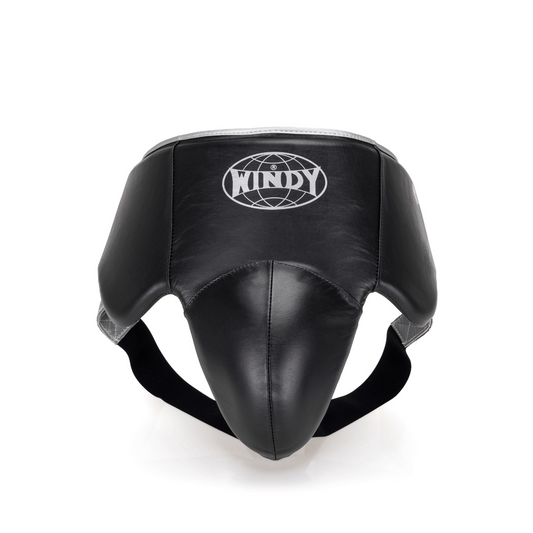 Elite Groin Guard - Black/Silver 2.0 - Windy Fight Gear B.V.