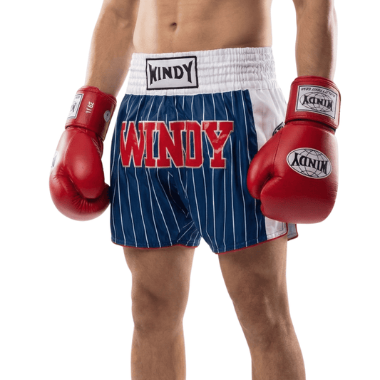 Classic Leather Boxing Glove - Red - Windy Fight Gear B.V.