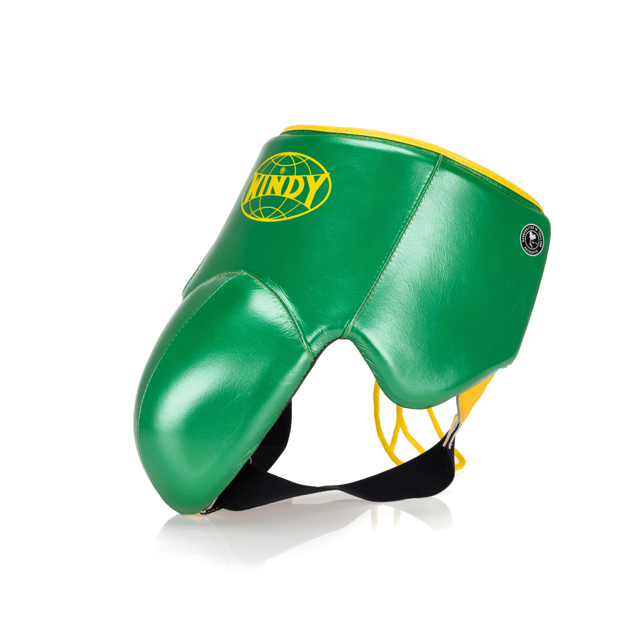 Elite Groin Guard - Green/Yellow - Windy Fight Gear B.V.