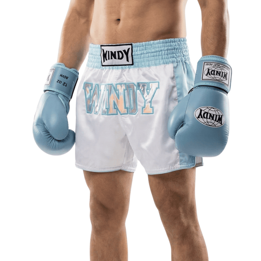 Classic Leather Boxing Glove - Baby Blue