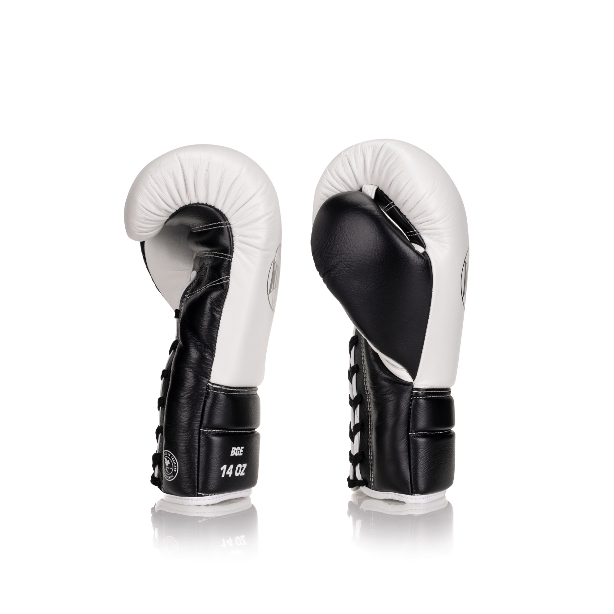 Elite Series Lace-up Boxing Glove - White/ Black - Windy Fight Gear B.V.