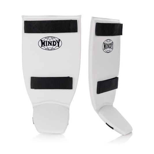 Classic Double Strap Shinguard - White - Windy Fight Gear B.V.