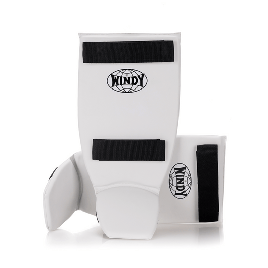 Classic Double Strap Shinguard - White - Windy Fight Gear B.V.