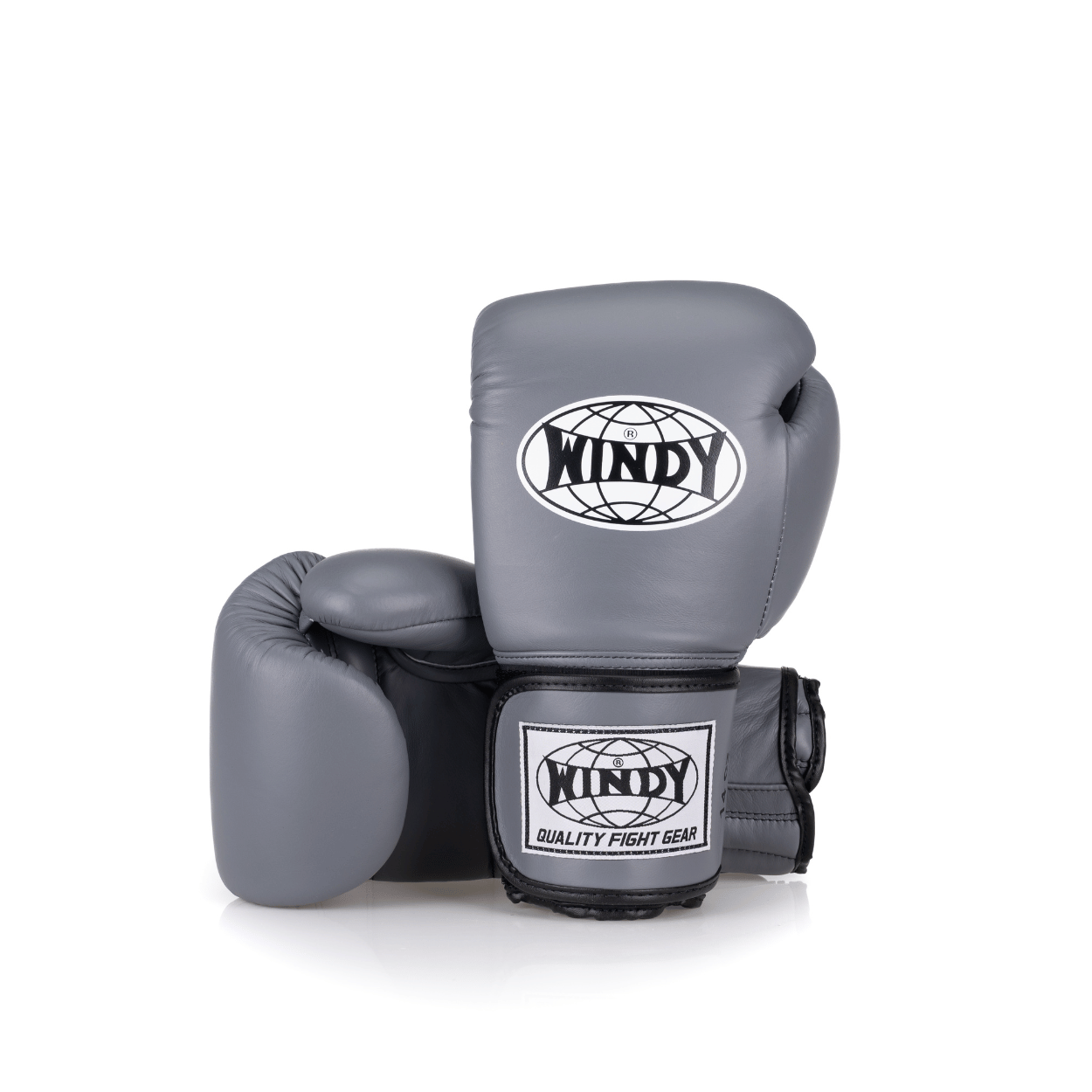 Proline Leather Boxing Glove - Grey - Windy Fight Gear B.V.