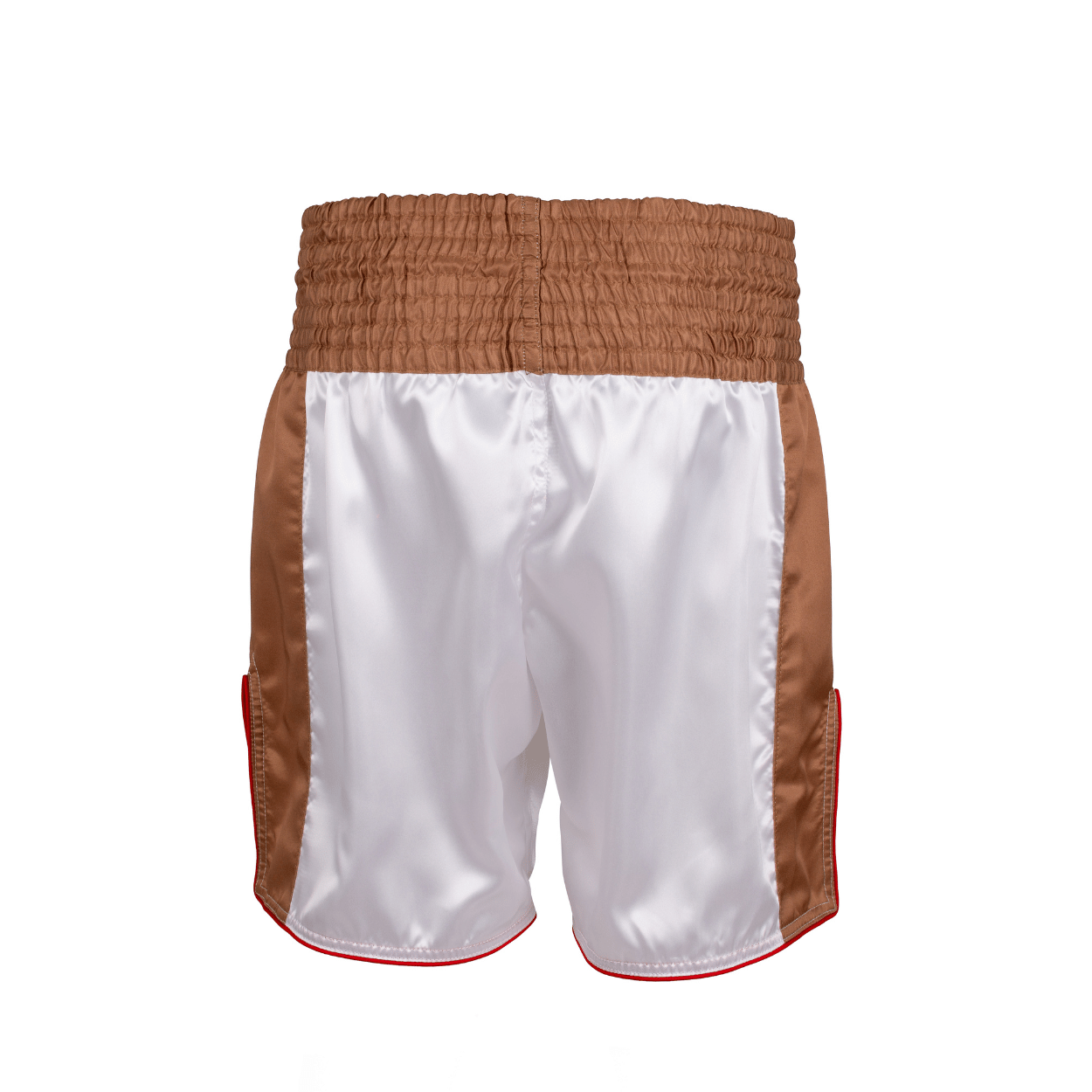 Boxing Trunks - WBA Asia Event Fight Trunks - White/Brown/Red - Windy Fight Gear B.V.