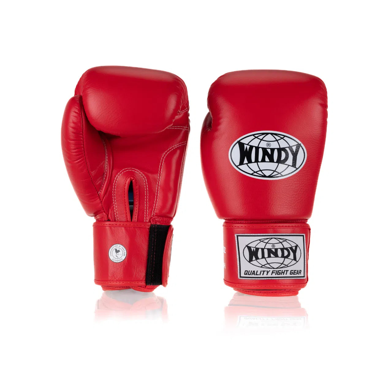 BGVH Classic leather boxing glove Red Windy Fight Gear ®