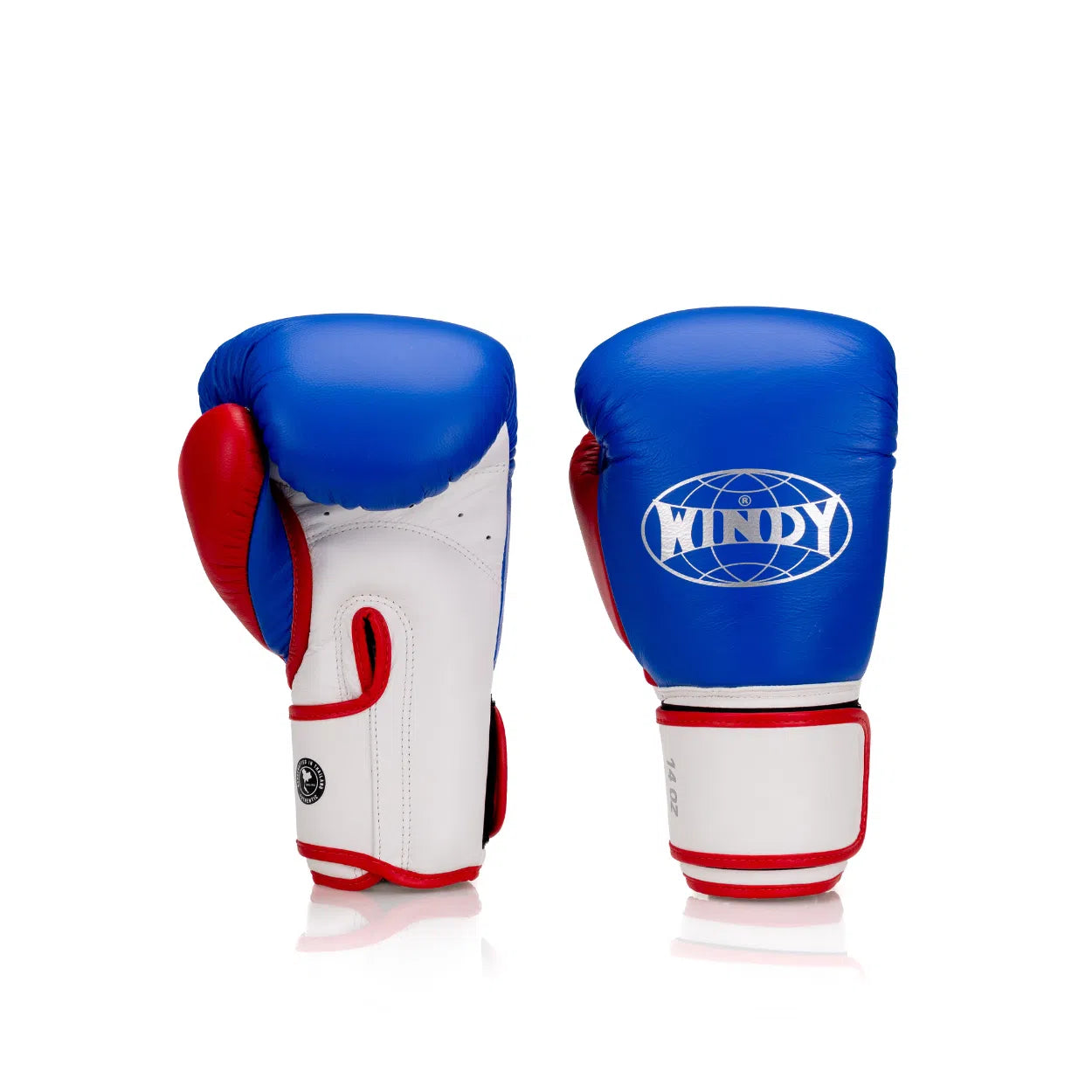 Elite Series Velcro Boxing Glove - Blue/Red/White