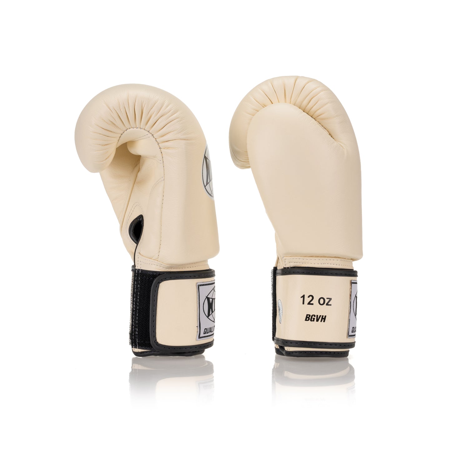 Classic Leather Boxing Glove - Beige - Windy Fight Gear B.V.