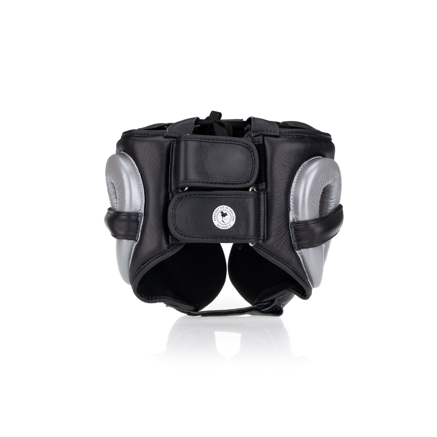 Mexican Style Headguard - Black/Silver