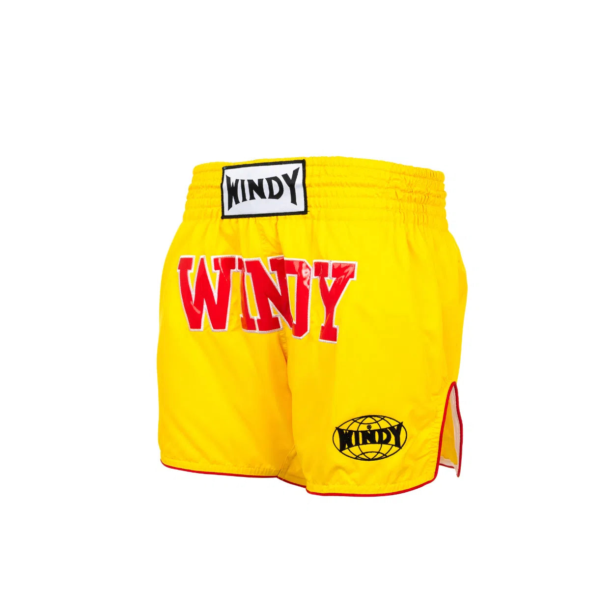 Muay Thai Shorts - Retro - Nylon Yellow