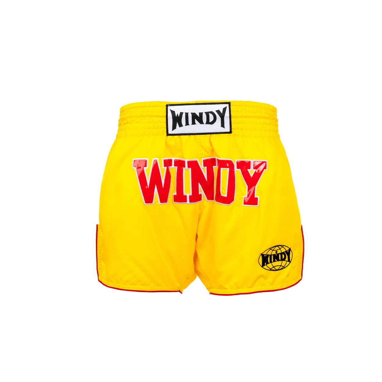 Muay Thai Shorts - Retro - Nylon Yellow