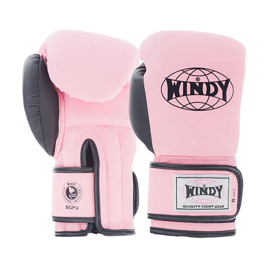 Proline Synthetic Leather Boxing Gloves - Pink Black