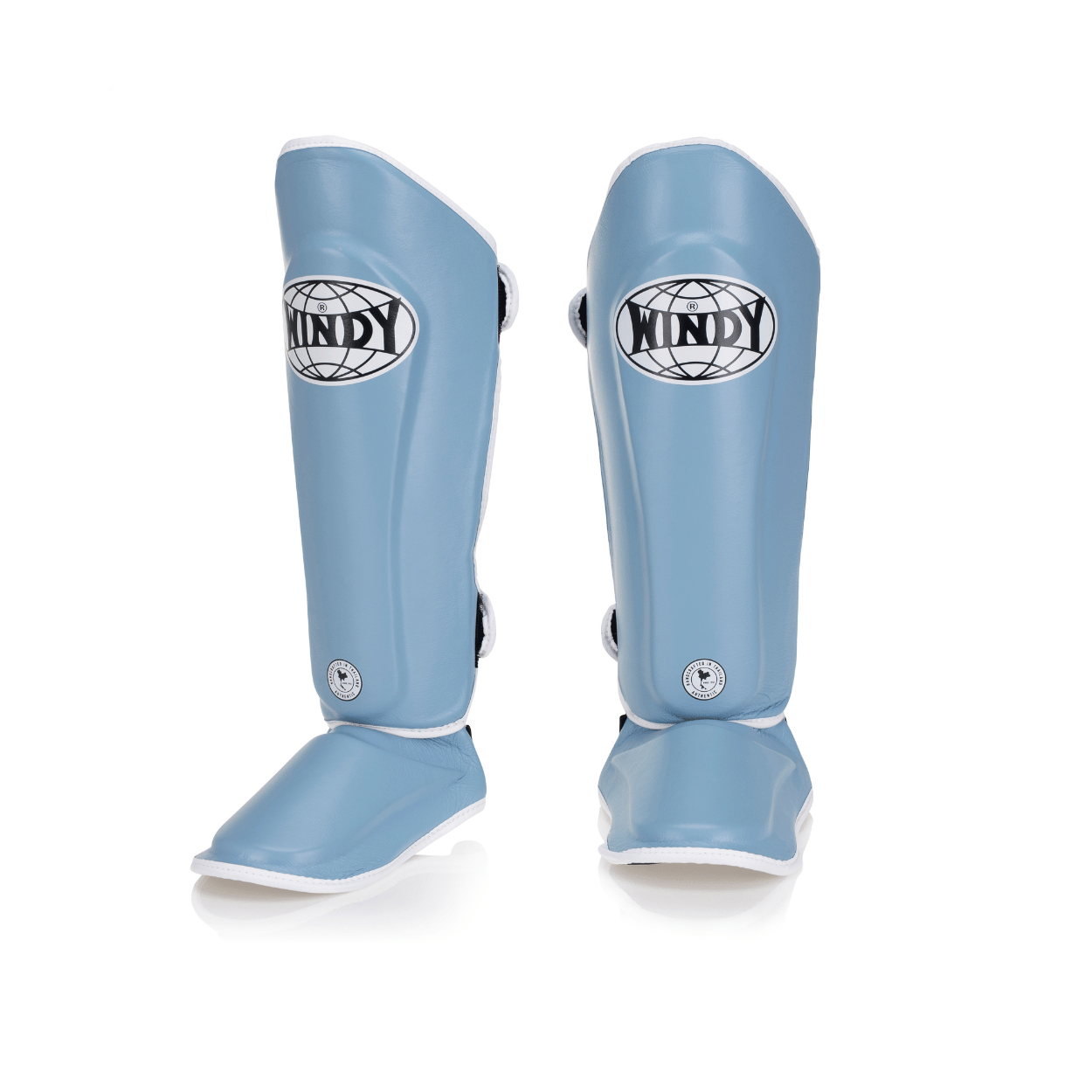 Proline Leather Shin Guard - Baby Blue