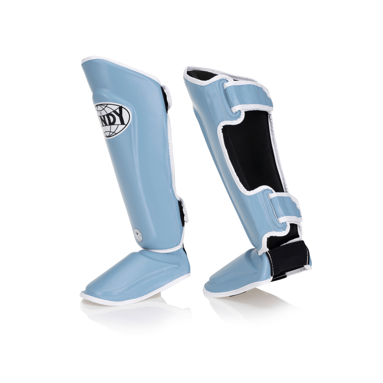 Proline Leather Shin Guard - Baby Blue