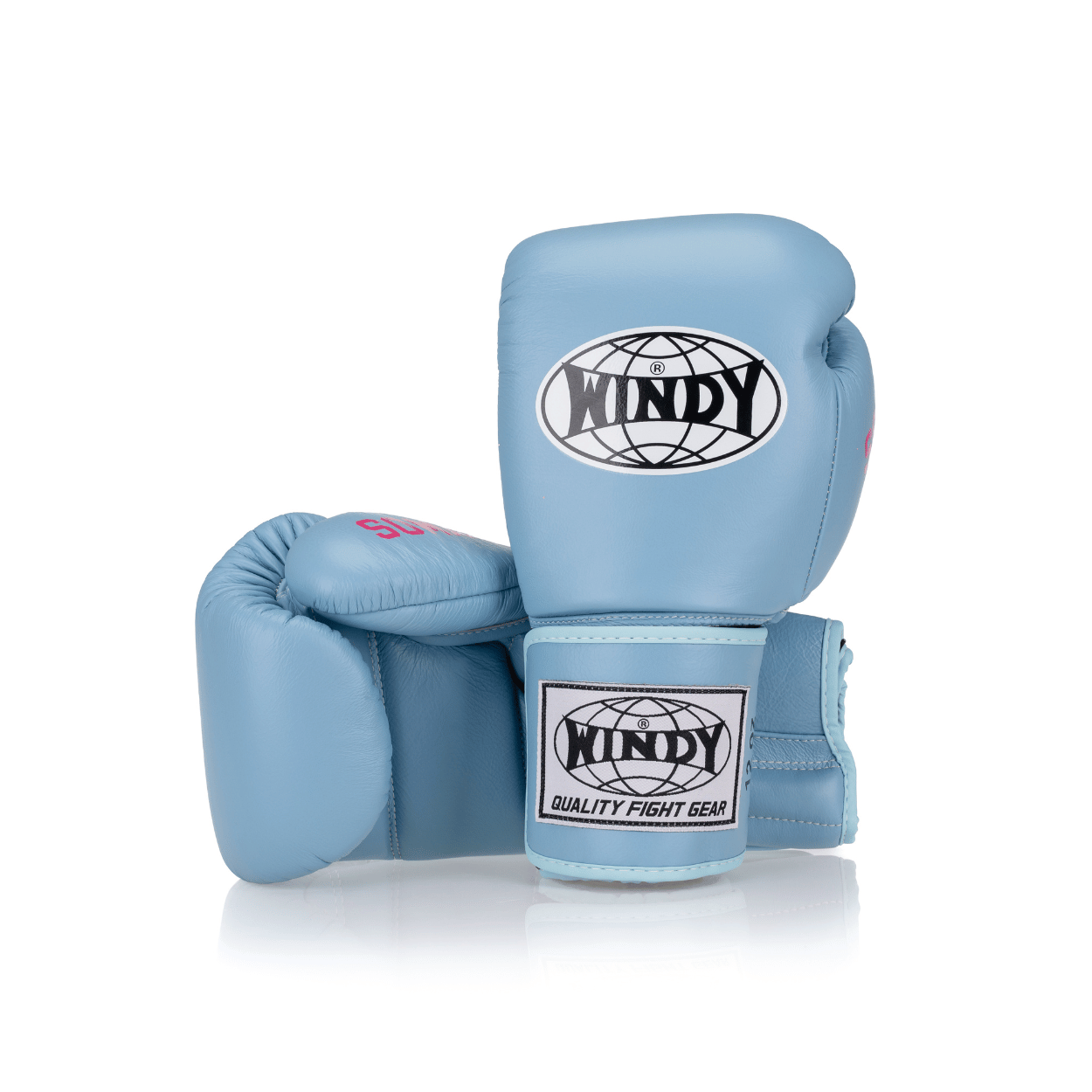 Windy x Soma - Proline Leather Boxing Glove - Baby Blue - Windy Fight Gear B.V.