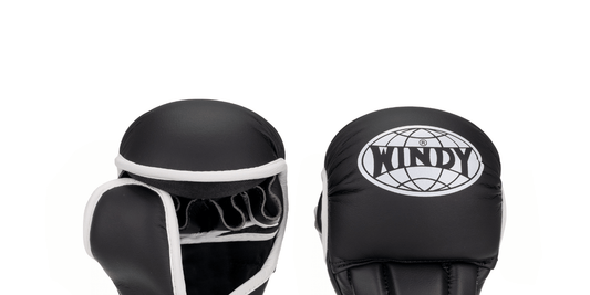 MMA Hybrid Sparring Gloves - Black