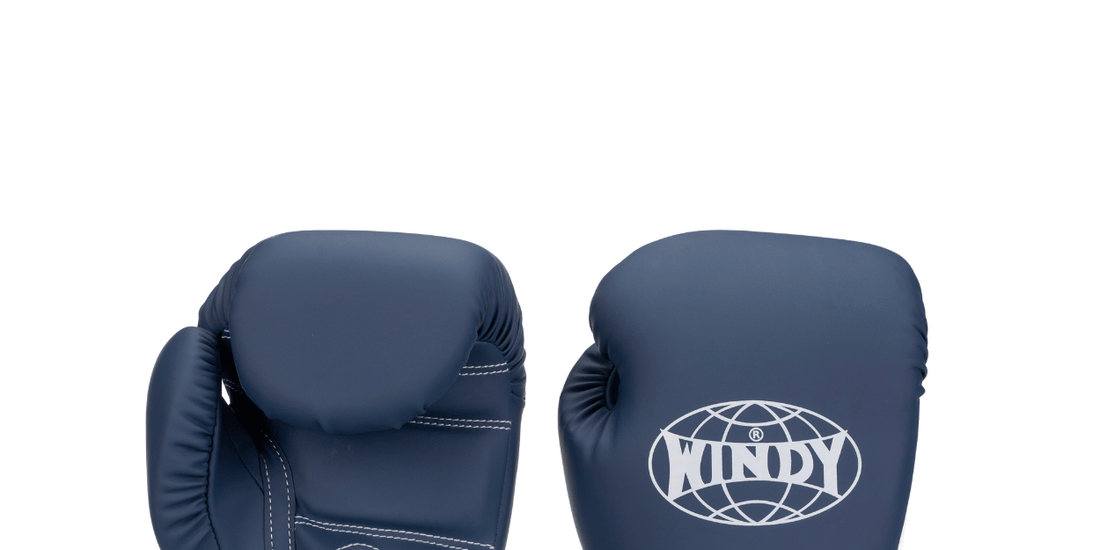 Core Boxing Gloves Microfiber - Navy Blue / White