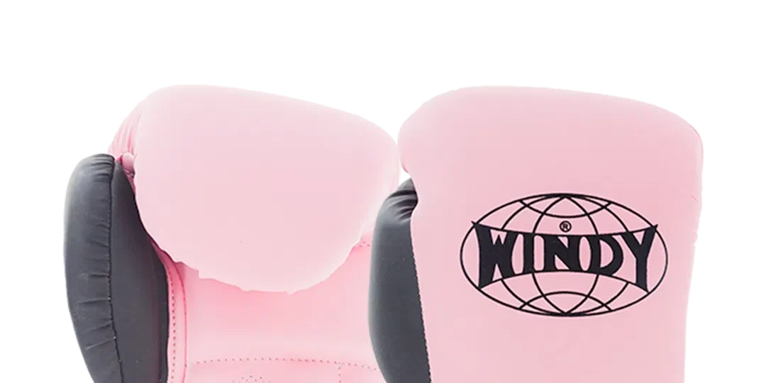 Proline Synthetic Leather Boxing Gloves - Pink Black