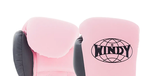 Proline Synthetic Leather Boxing Gloves - Pink Black