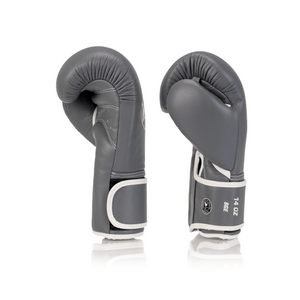 Elite Series Velcro Boxing Glove - Grey/White - Windy Fight Gear B.V.
