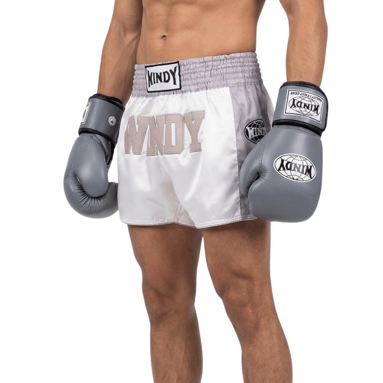 Proline Leather Boxing Glove - Grey - Windy Fight Gear B.V.