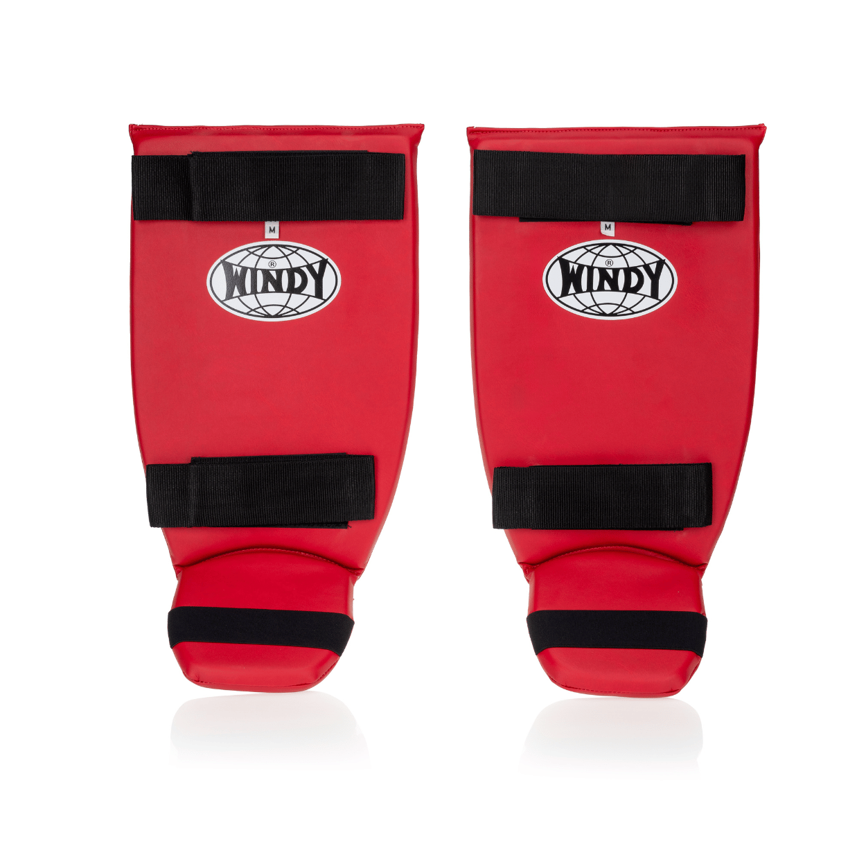 Classic Double Strap Shinguard - Red - Windy Fight Gear B.V.
