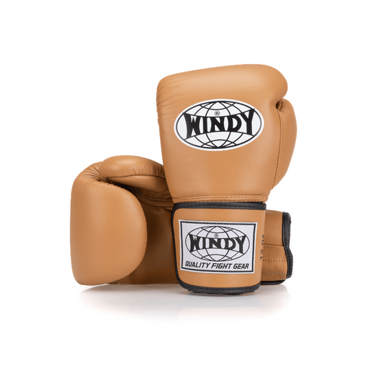 Proline Leather Boxing Glove - Brown - Windy Fight Gear B.V.