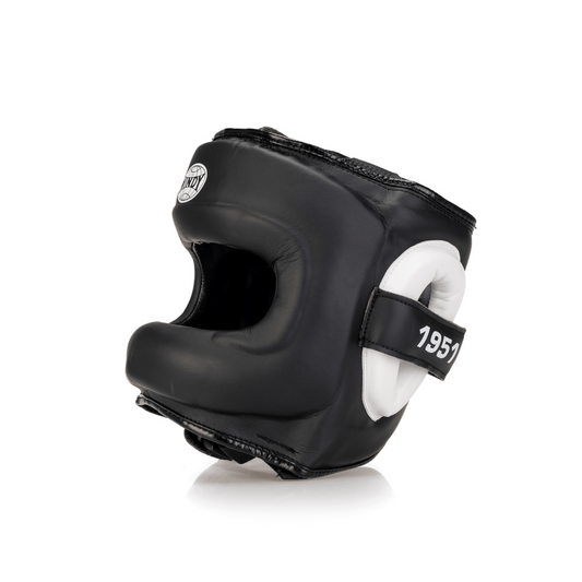 Juggernaut Headguard - Black/White - Windy Fight Gear B.V.