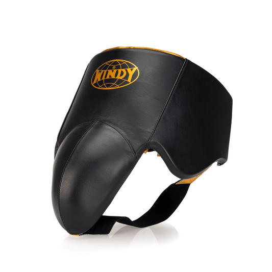 Elite Groin Guard - Black/Gold 2.0 - Windy Fight Gear B.V.