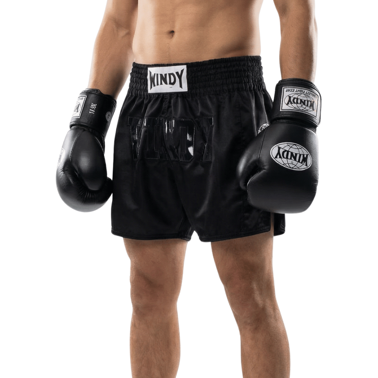 Proline Leather Boxing Glove - Black - Windy Fight Gear B.V.