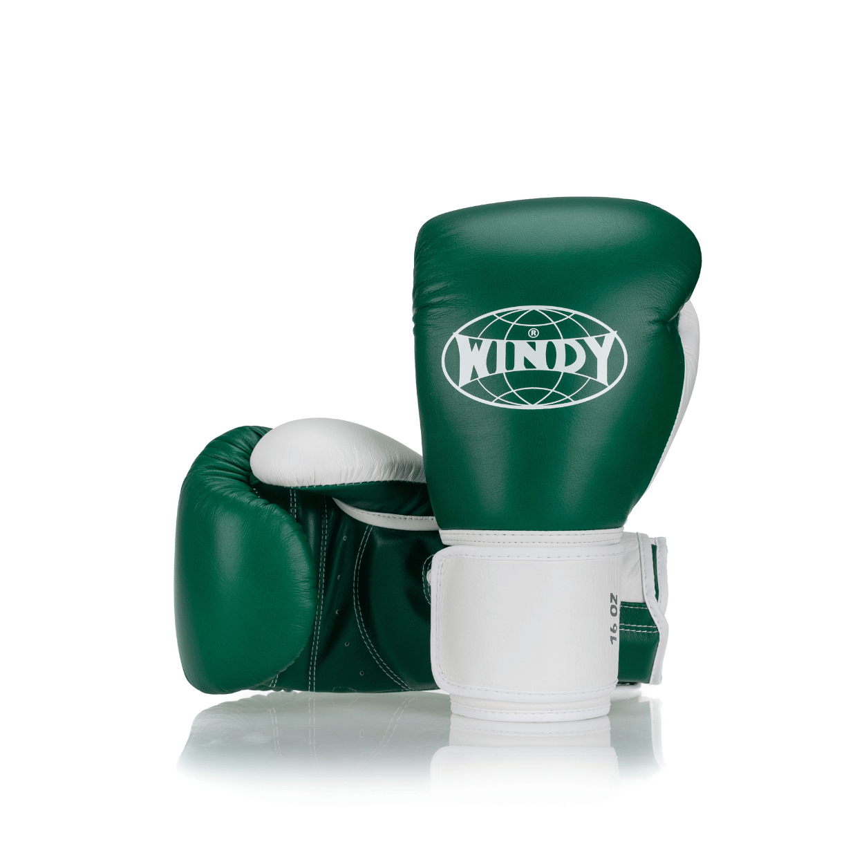 Elite Series Velcro Boxing Glove - Green/White - Windy Fight Gear B.V.