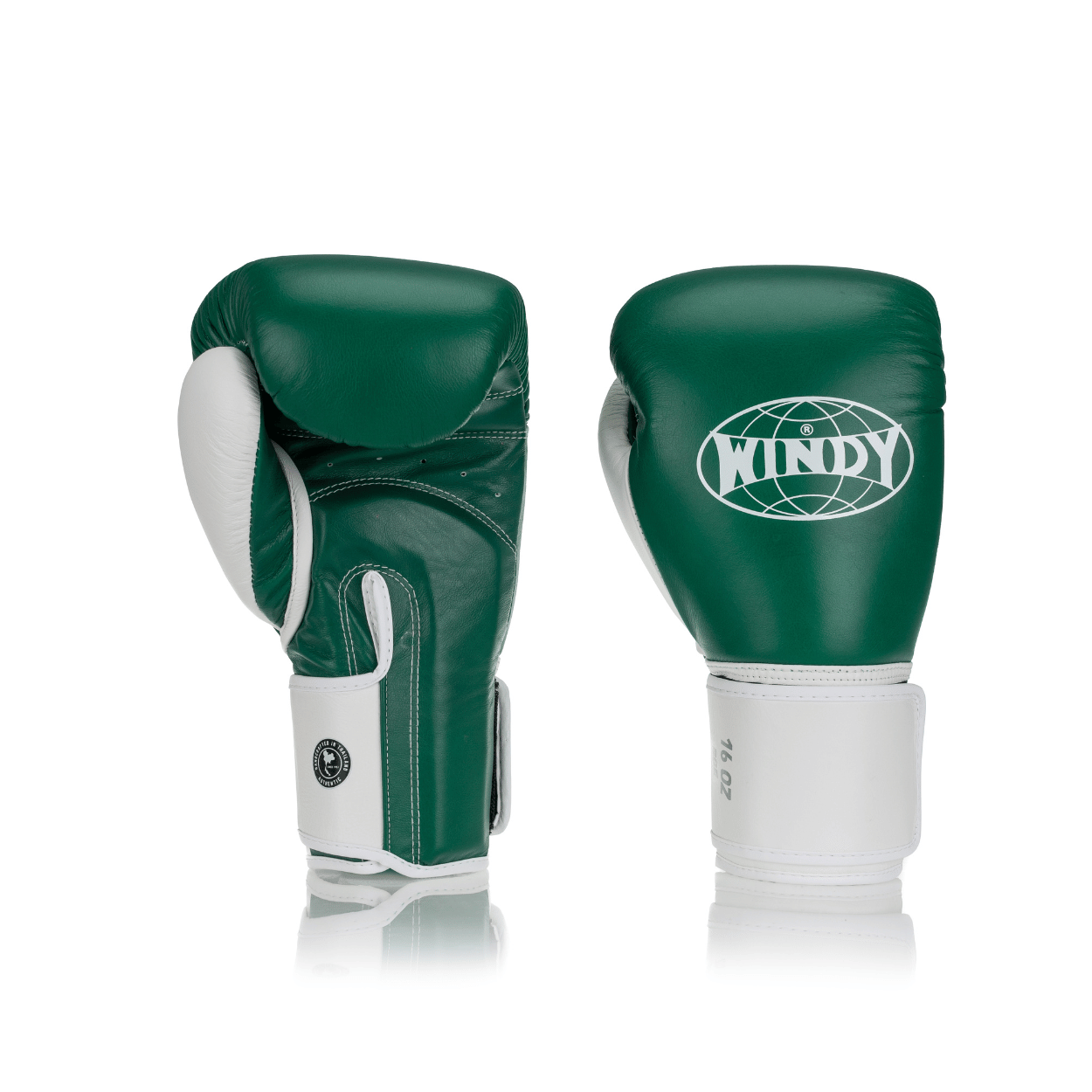 Elite Series Velcro Boxing Glove - Green/White - Windy Fight Gear B.V.