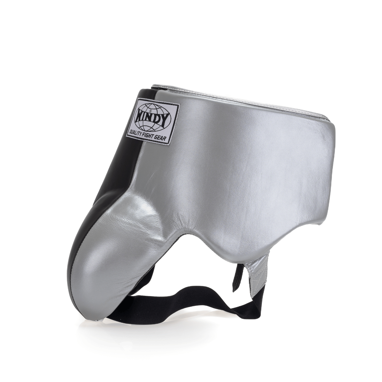 Elite Groin Guard - Black/ Silver - Windy Fight Gear B.V.
