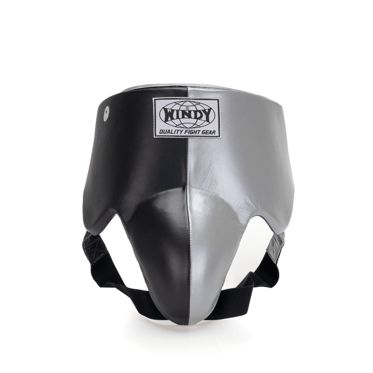 Elite Groin Guard - Black/ Silver - Windy Fight Gear B.V.
