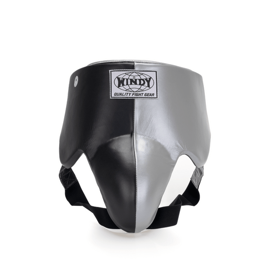 Elite Groin Guard - Black/ Silver - Windy Fight Gear B.V.