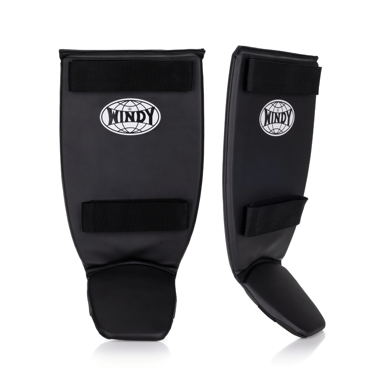 Classic Double Strap Shinguard - Black - Windy Fight Gear B.V.