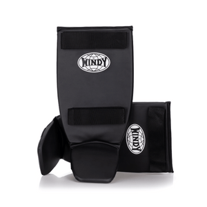 Classic Double Strap Shinguard - Black - Windy Fight Gear B.V.
