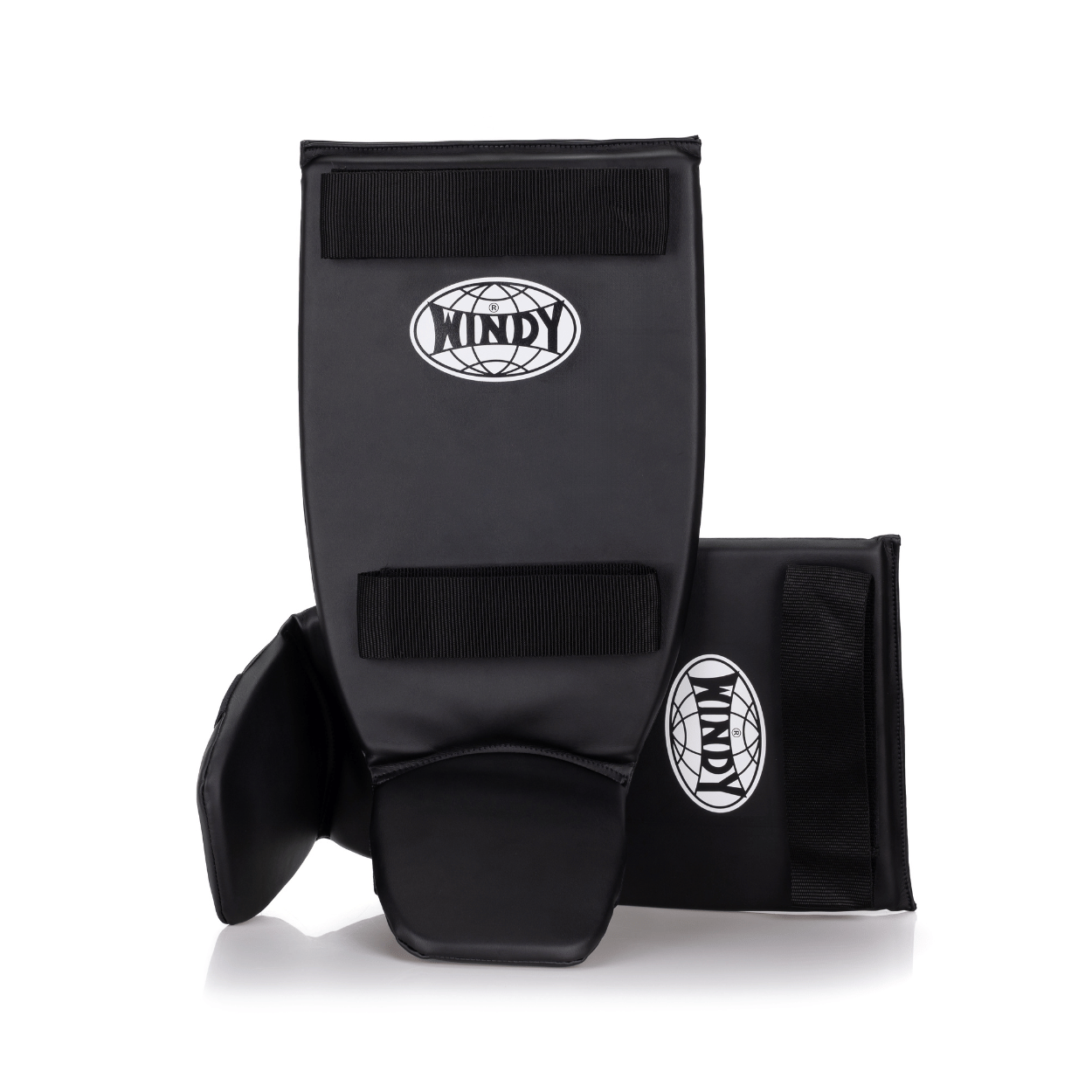 Classic Double Strap Shinguard - Black - Windy Fight Gear B.V.