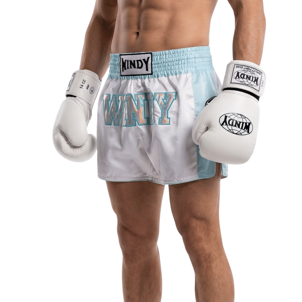 Proline Leather Boxing Glove - White - Windy Fight Gear B.V.