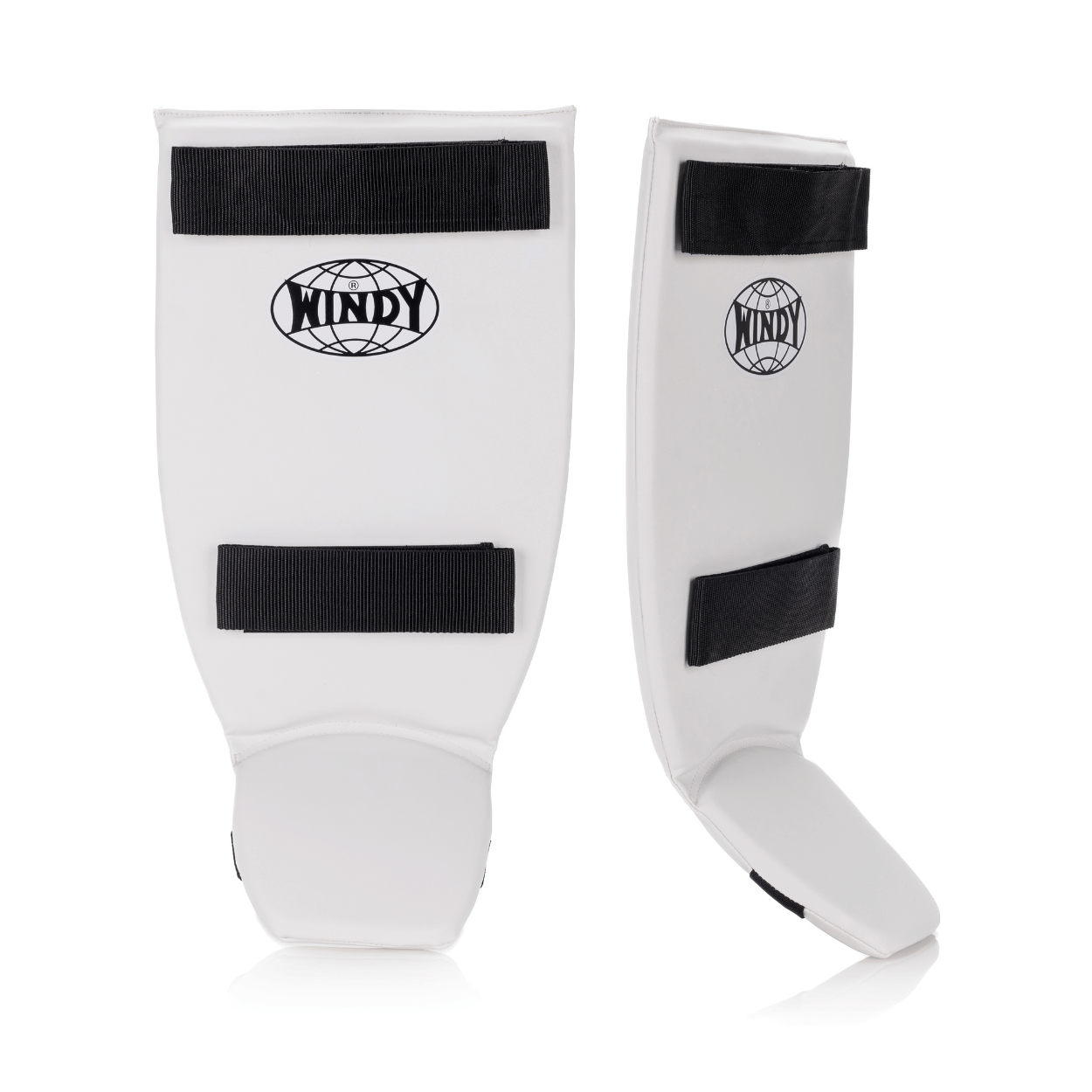 Classic Double Strap Shinguard - White - Windy Fight Gear B.V.