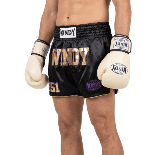 Classic Leather Boxing Glove - Beige - Windy Fight Gear B.V.