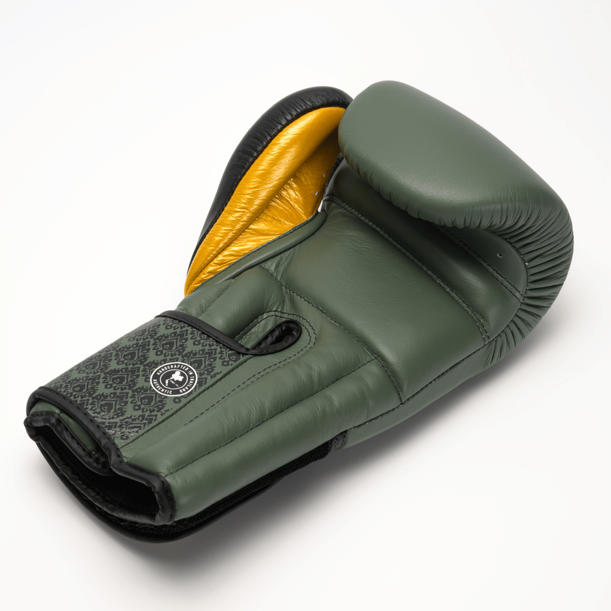 Windy x Joya - Proline Leather Boxing Glove - Green/Gold - Windy Fight Gear B.V.