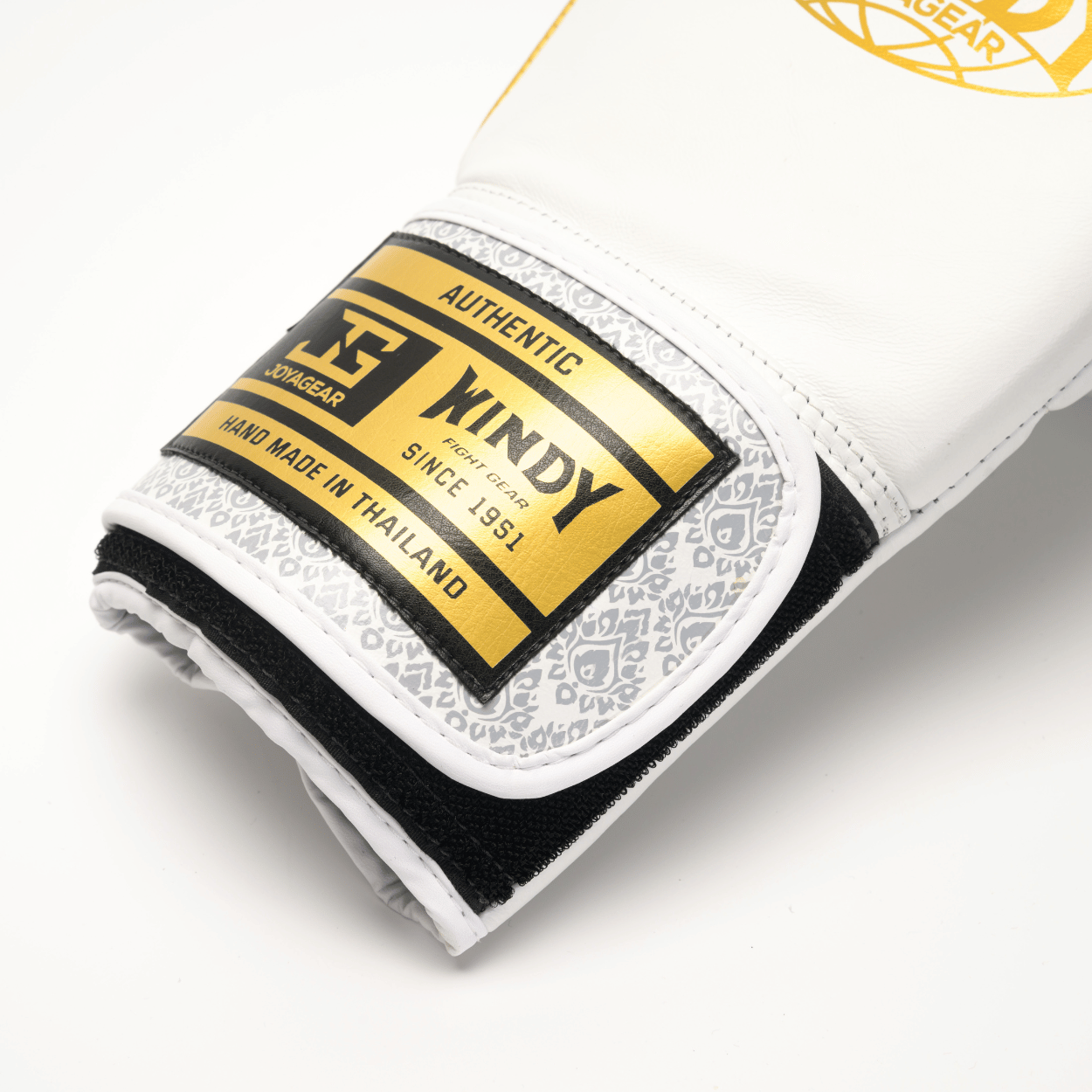 Windy x Joya - Proline Leather Boxing Glove - White/Gold - Windy Fight Gear B.V.