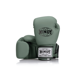 Core Boxing Gloves Microfiber - Army Green / Black - Windy Fight Gear B.V.