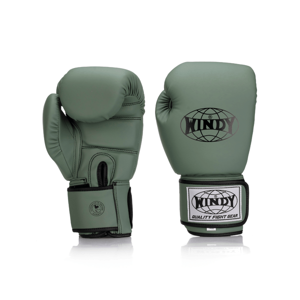 Core Boxing Gloves - Army Green / Black | Windy Fight Gear ®