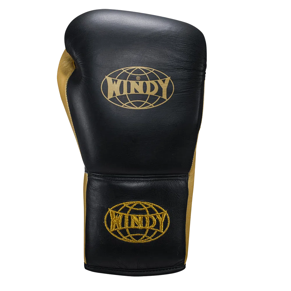 Black & Gold Lace-up - Pro Boxing Series