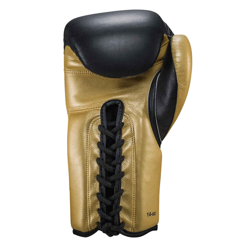 Black & Gold Lace-up - Pro Boxing Series