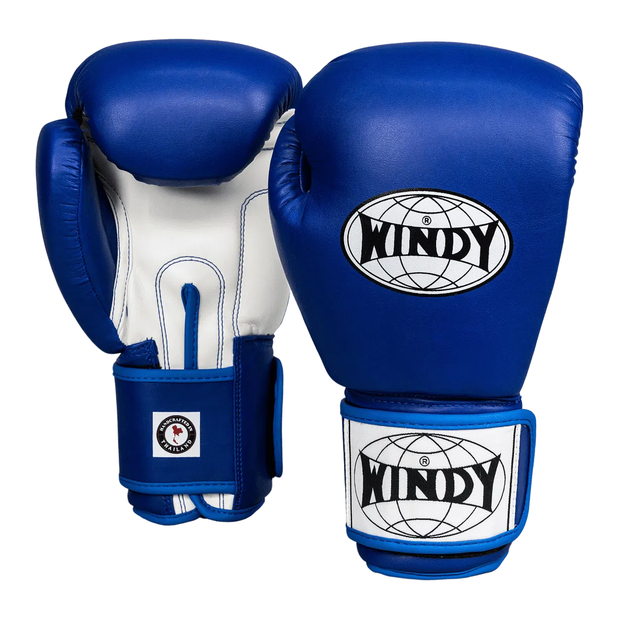 Classic Synthetic Leather Boxing Gloves - Blue