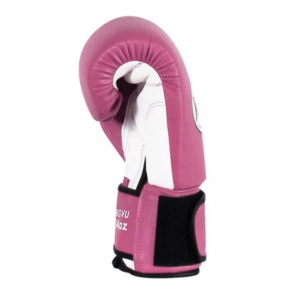 Classic Synthetic Leather Boxing Gloves - Pink