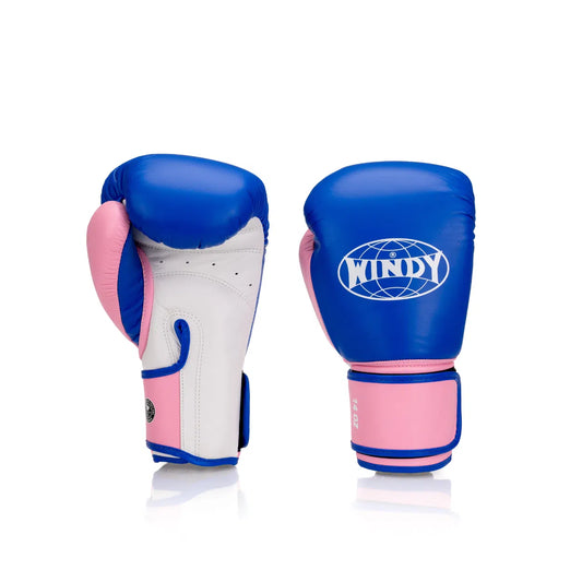 Elite Series Velcro Boxing Glove - Black/Pink/White